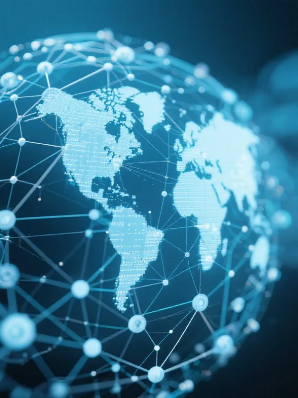 全球网络节点连接